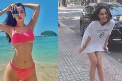 Mai Phương Thúy diện mốt giấu quần, Chi Pu khoe dáng với áo tắm