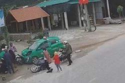 Taxi lao vào nhóm người đứng bên đường là do tài xế buồn ngủ