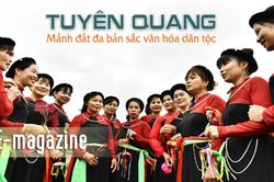 Tuyên Quang, mảnh đất đa bản sắc văn hóa dân tộcXuân về rẻo caoBánh chưng - dẻo thơm vị TếtĐường về nhà chồng của cô dâu người DaoThổi hồn vào trang phục vải lanh bằng sáp ongMột năm khởi sắc xây dựng nông thôn mơíNhững cung đường du lịch xứ Tuyên