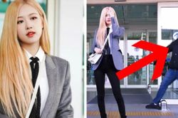 Rosé Blackpink bỗng trở thành vệ sĩ của vệ sĩ tại sân bay