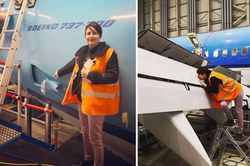 Trúng 'sét ái tình', người phụ nữ quyết định kết hôn với máy bay Boeing 737