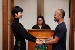 Xuân Lan làm đăng ký kết hôn ở Mỹ