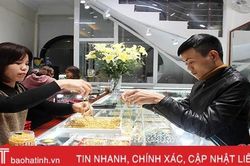 Chưa đến ngày vía Thần Tài, giá vàng tại Hà Tĩnh đã ở mức 44,7 triệu đồng/lượng