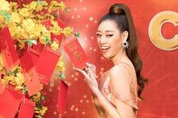 Xông đất thảm đỏ sự kiện đầu năm, Khánh Vân tinh tế dùng lại 'bùa may mắn'