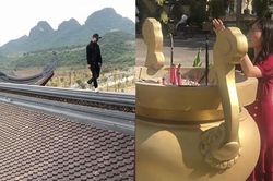Ngán ngẩm trước hình ảnh đi chùa đầu năm: Hết chen lấn giành hàng đến cắm thẳng gậy chụp ảnh vào lư hương