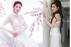Hội mỹ nhân mặc áo dài lộ nội y gây tranh cãi vừa có thêm tên mỹ nhân này