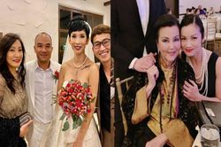 Hồng Đào, Việt Hương, Kiều Chinh nô nức dự đám cưới Xuân Lan với ông xã Việt kiều