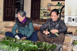 Người dân Phú Nhi kiếm trăm triệu mỗi năm nhờ làm bánh tẻ