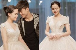 Hé lộ hình ảnh đầu tiên về chiếc váy cưới của Quỳnh Anh trước ngày lên xe hoa với Duy Mạnh