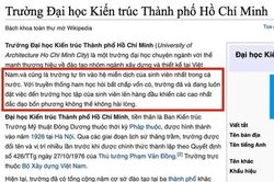 Trường không nghỉ học, sinh viên sửa Wikipedia