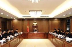 Phó Viện trưởng Nguyễn Huy Tiến làm việc với Văn phòng VKSND tối cao