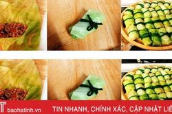 Cách làm bắp cải cuộn thịt sốt nấm hương ngon khó cưỡng