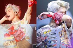 Fan lo lắng khi Taeyong cố tình dùng phụ kiện để che giấu vết thương?