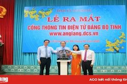 Ra mắt Cổng thông tin điện tử Đảng bộ tỉnh An Giang