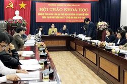 Trường Chính trị tổ chức hội thảo khoa học