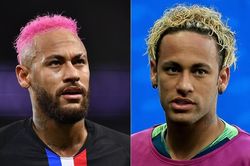 Nhuộm hồng, xoăn xù và những kiểu tóc ấn tượng của Neymar