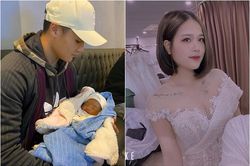 Quang Hải bế 'con' gọn gàng, cô chủ tiệm nail bị fan gọi tên