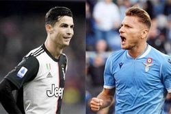 Ronaldo và Immobile ganh đua từng pha ăn mừng