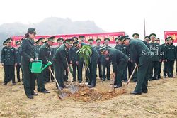 Bộ Chỉ huy BĐBP, Công an tỉnh: Phát động 'Tết trồng cây đời đời nhớ ơn Bác Hồ'