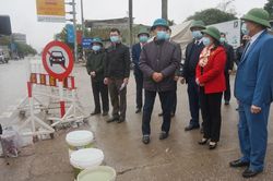 Lãnh đạo tỉnh làm việc với Quân khu 1 về công tác phối hợp phòng, chống dịch bệnh