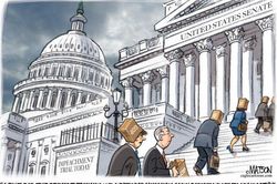 Chuyện phế truất Tổng thống Mỹ Donald Trump: Cùng kết cục, khác tác động
