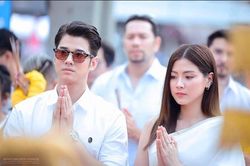Baifern Pimchanok xinh đẹp sánh đôi cùng 'người tình 10 năm' Mario Maurer tại lễ khai máy phim điện ảnh 'Laser Candy'