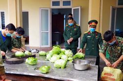 Trường Quân sự tỉnh: Đảm bảo đời sống tốt nhất cho người dân trong khu cách ly