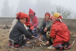 Vùng núi phía Bắc có nơi rét đậm
