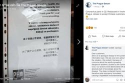 Nhà hàng Việt ở Czech xin lỗi vì cấm khách Trung Quốc