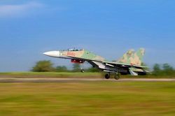 'Hổ Mang Chúa' Su-30MK2 cùng thiên binh canh giữ bầu trời Tổ quốc tung cánh đầu năm