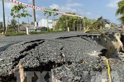 Cà Mau thành lập tổ giám định nguyên nhân gây sụt lún tuyến đường hơn 700 tỷ đồng
