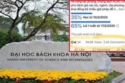 ĐH Bách Khoa Hà Nội tổ chức tham dò ý kiến Sinh viên về việc dời lịch học thêm 1 tuần ngừa virus Corona