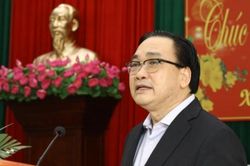 Đồng chí Hoàng Trung Hải - Phó trưởng bộ phận thường trực chuyên trách Tiểu ban Văn kiện Đại hội XIII của Đảng