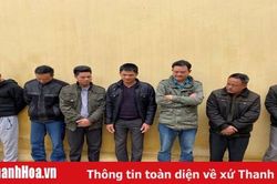 Bắt quả tang 7 đối tượng đánh bạc tại huyện Thọ Xuân