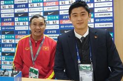 HLV Mai Đức Chung: 'Thua Hàn Quốc ít bàn là đạt yêu cầu'