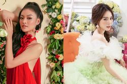 Kiều Loan khoe lưng ong gợi cảm, Lan Ngọc diện váy công chúa