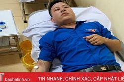 Phó Bí thư Đoàn xã hiến máu cứu người