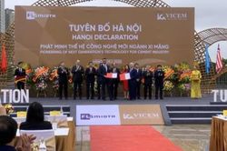 Công nghệ xi măng mới 'Không phát thải - tuần hoàn tự nhiên'