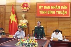 Bộ Quốc phòng nắm tình hình thực hiện dự án sân bay Phan Thiết