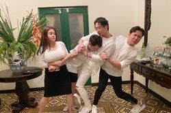 Lê Giang gây chú ý với vòng 1 'siêu to khổng lồ'