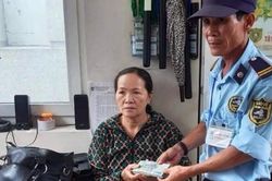 Bảo vệ bệnh viện nhặt được 100 triệu đồng, trả người mất