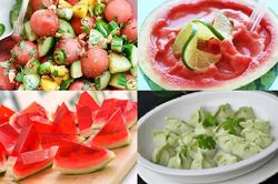 Giải cứu dưa hấu, làm món gì vừa ngon vừa bổ?