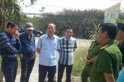 Thượng tướng Lê Quý Vương kiểm tra hiện trường Tuấn 'khỉ' bị tiêu diệt