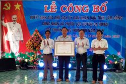 Huyện Đạ Huoai có thêm xã đạt chuẩn nông thôn mới