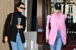 Trang phục của Kendall Jenner và Bella Hadid tương đồng ra sao?
