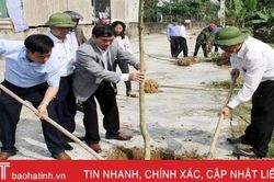 Nhiều địa phương ở Nghi Xuân ra quân làm NTM kiểu mẫu, NTM nâng cao