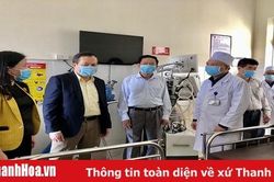Chủ tịch Ủy ban MTTQ tỉnh kiểm tra công tác phòng, chống dịch Covid - 19 tại TP Thanh Hóa