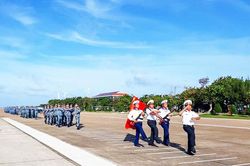 Các đơn vị trên huyện đảo Trường Sa ra quân huấn luyện năm 2020