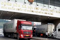 Lập Tổ công tác giải tỏa hàng hóa xuất nhập khẩu với Trung Quốc