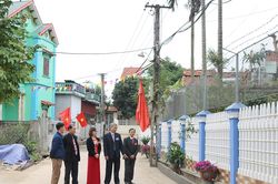 Xây dựng khu dân cư kiểu mẫu ở Dân Quyền